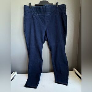 Old Navy Women's Deep Blue Super Skinny Mid-Rise Jeggings